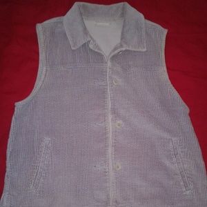 lavender corduroy vest